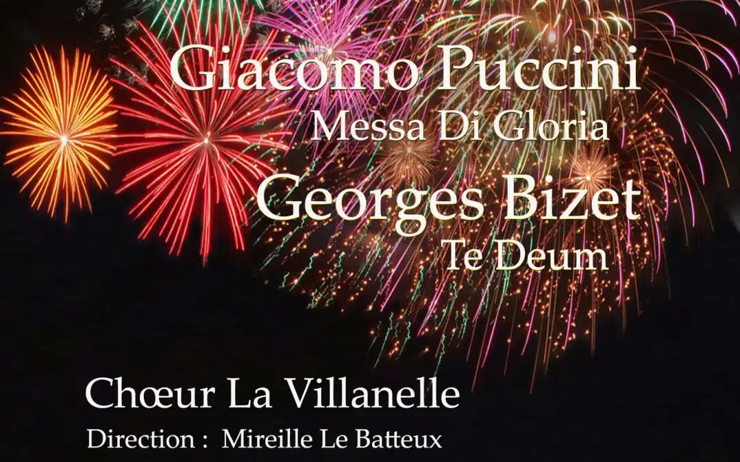 Concert du Chœur La Villanelle les  26 et 28 juin 2026