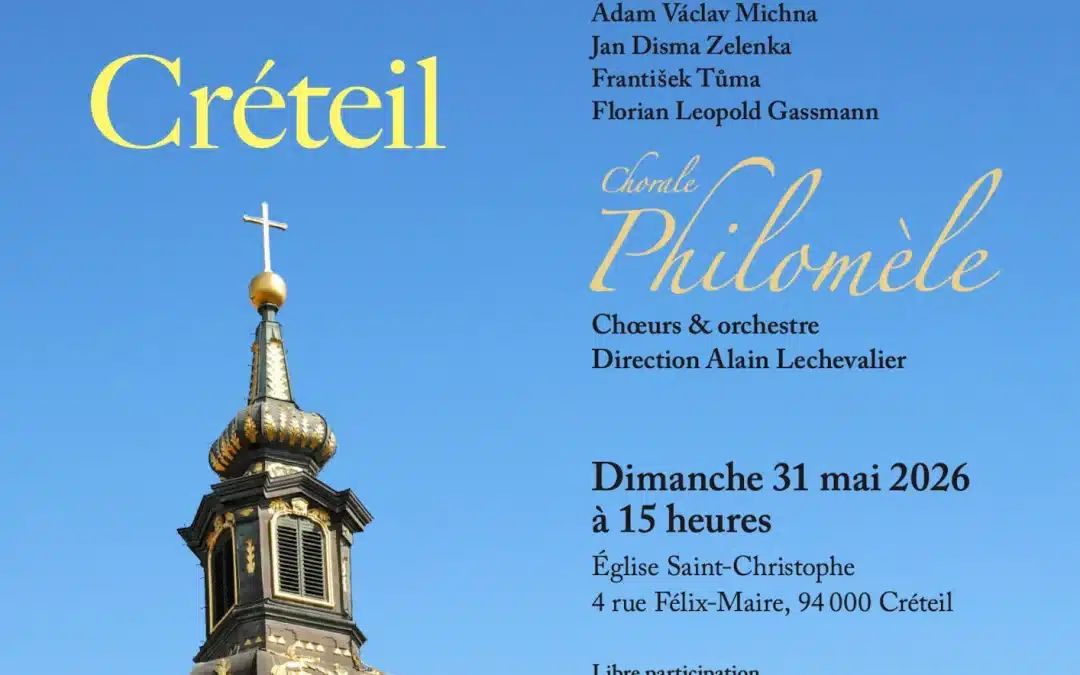 La Chorale Philomèle en concert le 31 mai 2026.