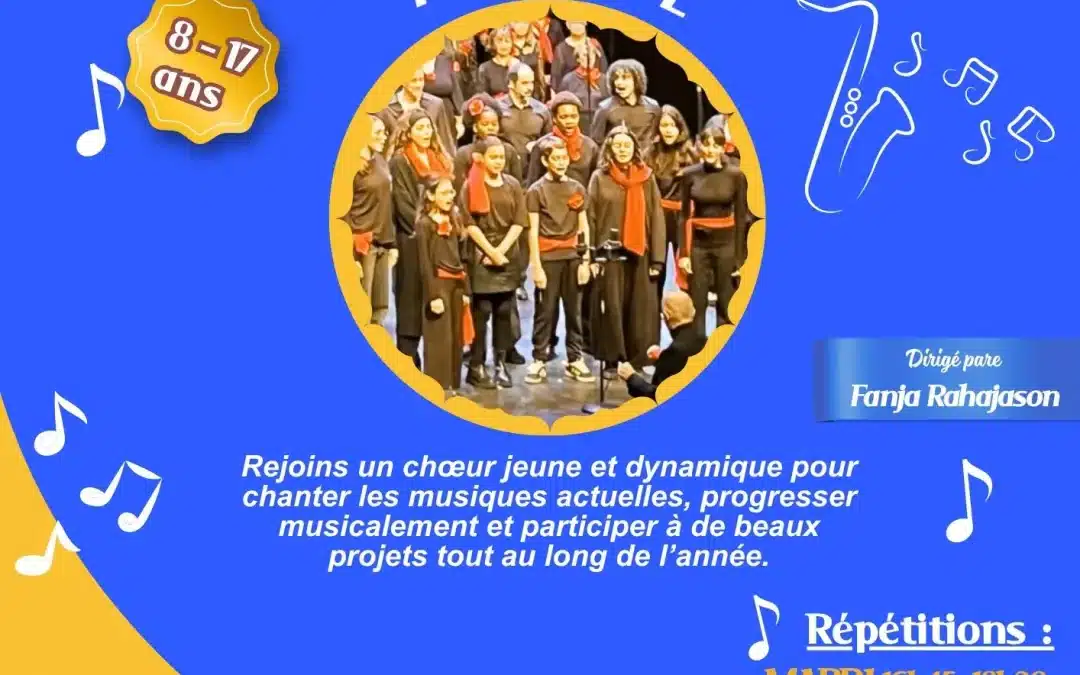 Recrutement pour le Chœur de Jeunes Acado&rsquo;jazz
