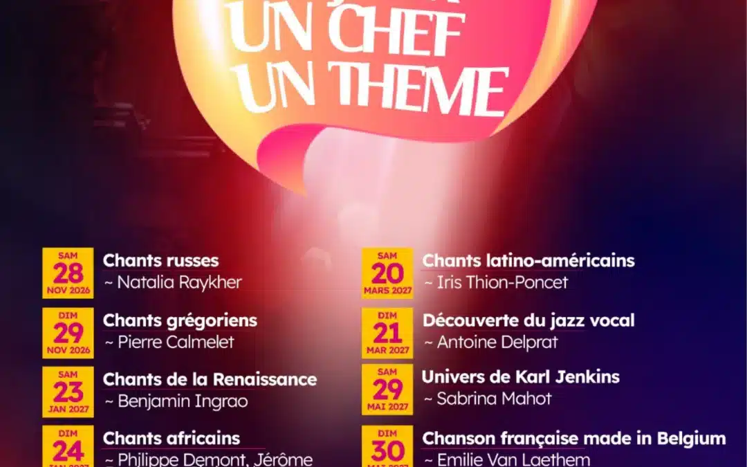 Un Jour, un Thème, un Chef, saison 2026 – 2027