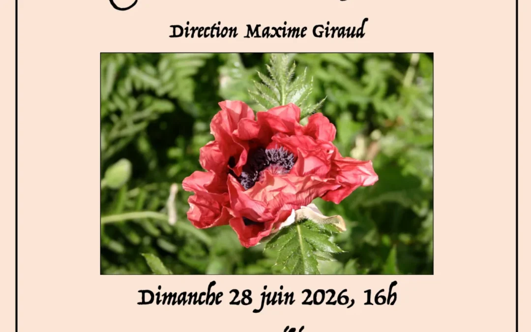Concert de l&rsquo;été de la chorale Les Cordes Liées le 28 juin 2026
