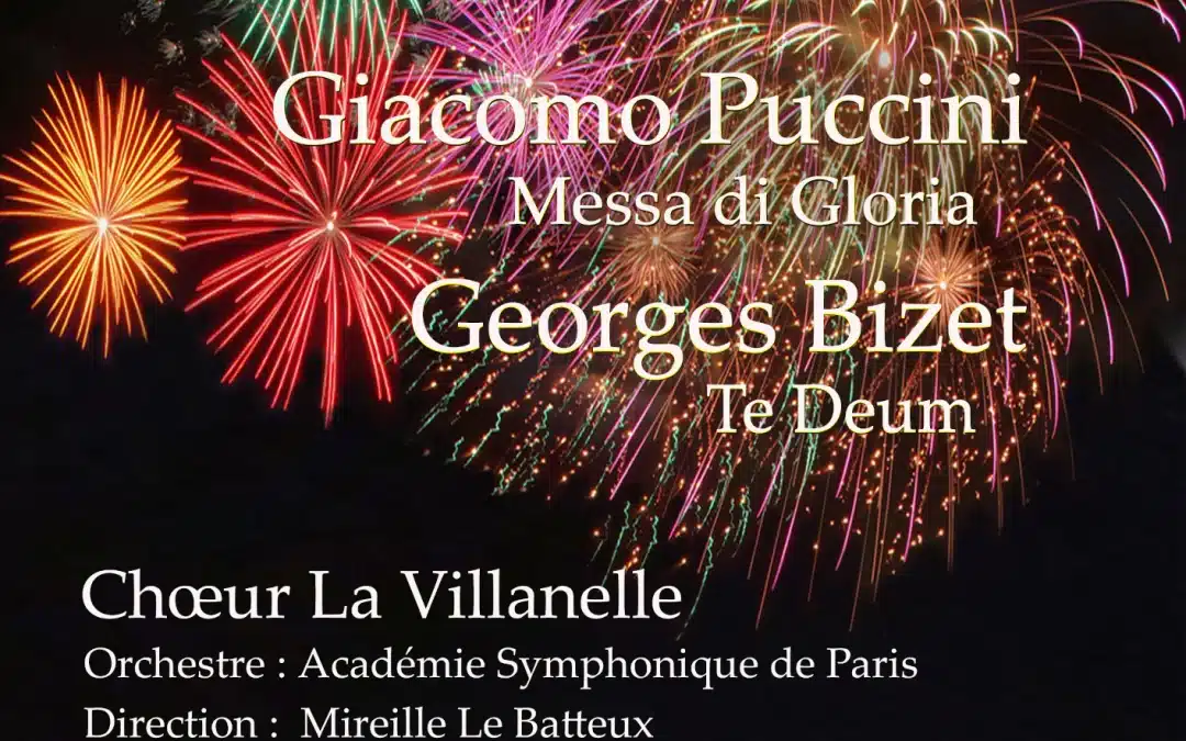Concert du Chœur La Villanelle les  26 et 28 juin 2026