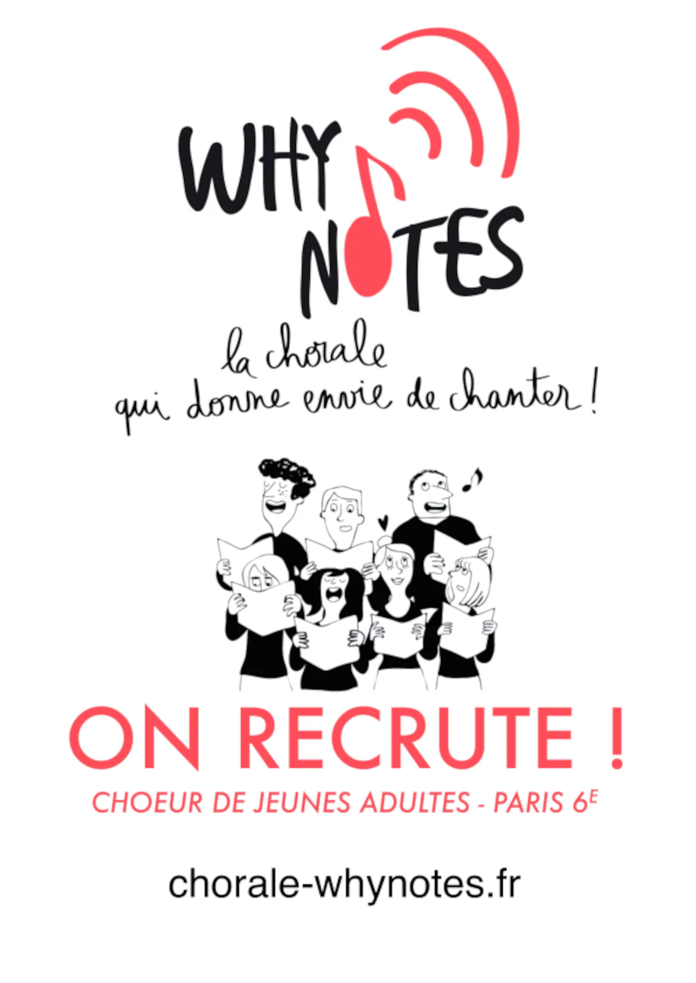 Le Chœur de Jeunes Why Notes recrute