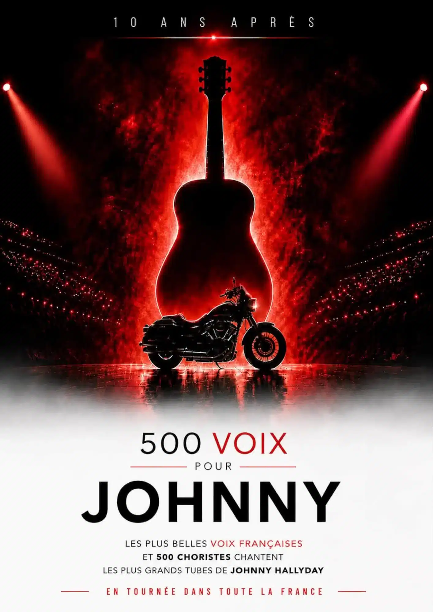 Le concert "500 voix pour Johnny" le 27 juin 2027