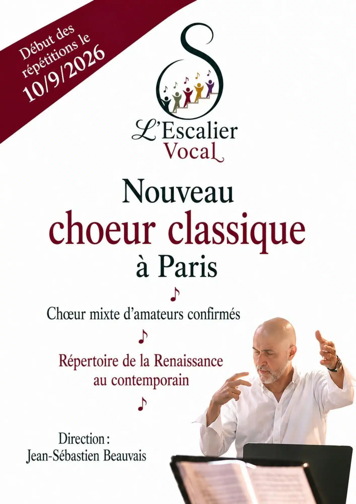Recto Flyer Escalier Vocal