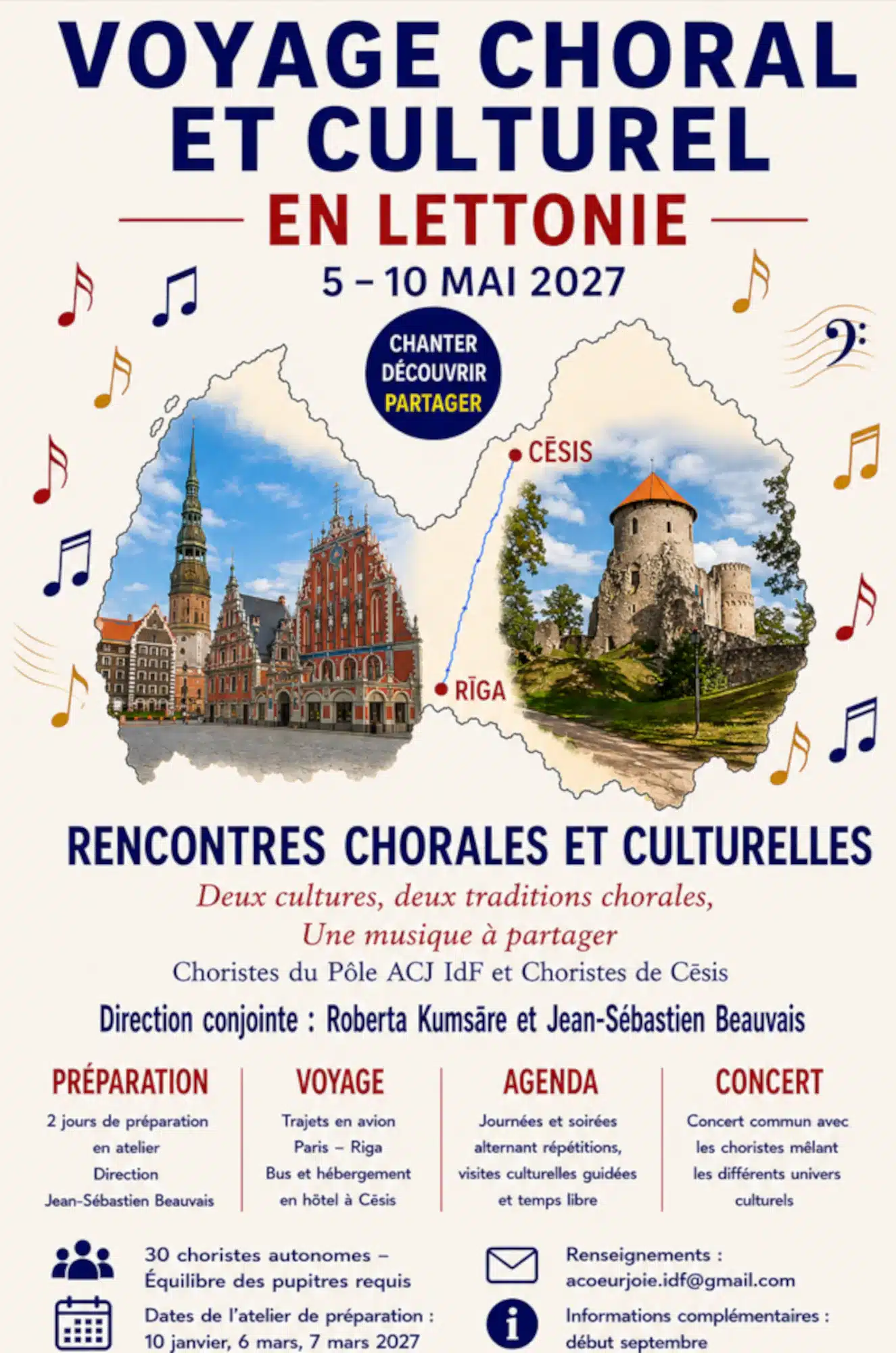 Voyage choral et culturel en Lettonie