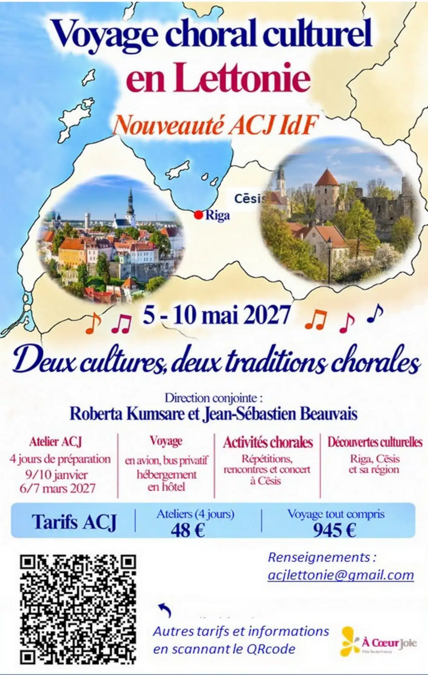 Voyage Choral Culturel en Lettonie